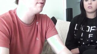 Young beauty takes cum on face from a fake producer