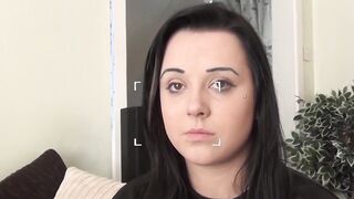 Young beauty takes cum on face from a fake producer