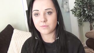 Young beauty takes cum on face from a fake producer