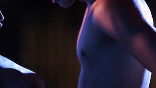 Erotic fuck in pitch darkness with very sinful young couple