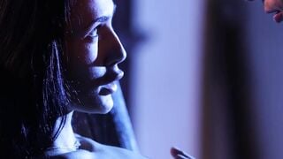 Erotic fuck in pitch darkness with very sinful young couple
