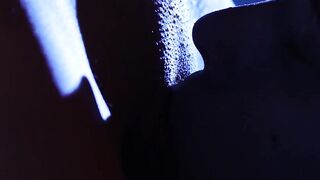 Erotic fuck in pitch darkness with very sinful young couple