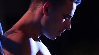 Erotic fuck in pitch darkness with very sinful young couple