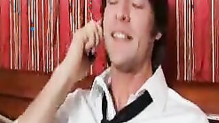 Marie McCray fucking into the bed with her outie twat