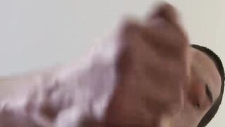 Tommy pulls out his big and hard dick and plays with it
