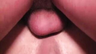 Experienced cock sucker receives anal treatment in threeway