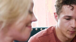 Mature stepmom busted watching anal porn