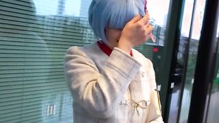 Chubby Riho Machida is so cute into her cosplay costume