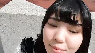 Ryo Izumi takes off her dress and reveals a chubby figure 2