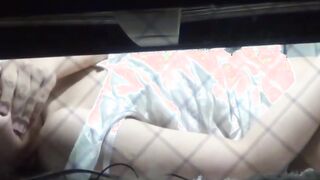 Japanese sweetie secretly filmed by naughty voyeur