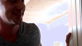 Naughty hunk Adam Gregory gives raw dicking and blowjob