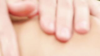 After rubbing his chest gently he gets pounded relentlessly