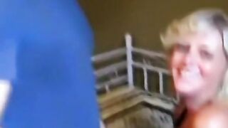 Alluring gal swallows hard dick and takes it from behind