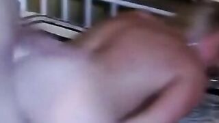Alluring gal swallows hard dick and takes it from behind