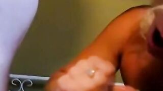 Alluring gal swallows hard dick and takes it from behind