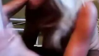 Alluring gal swallows hard dick and takes it from behind