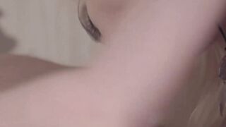 Hot babe having a taste of grandpas dick and jizz
