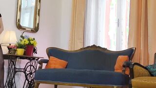 Kinky MILF Lara fucking and sucking POV before masturbation