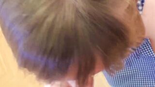 Old Englishman screwing classy young babe doggystyle