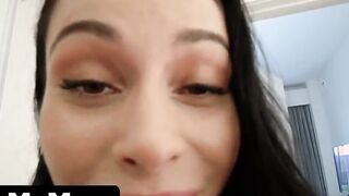 Step son caught by step mom watching taboo step mother