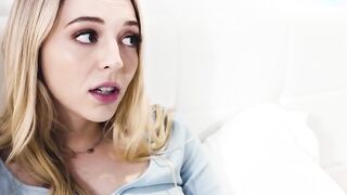 Small jugs slender teenie confidence boost from a tight friend
