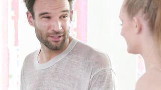 NuruMassage Masseuse Daisy Stone Helps A Shy Client to Plenty Relax
