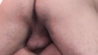 Young twink wakes up with mature cock in his filthy mouth