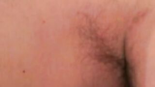 Experienced mature guy strokes his dick and cums solo