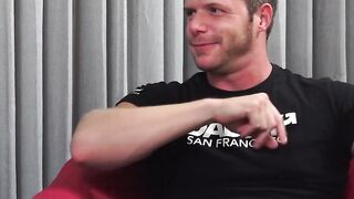 Mach rides huge dick raw after being throat fucked hard