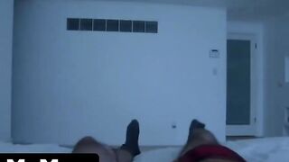 Tied Up And Blindfolded Cougar Syren De Mer Sucks Stepson's