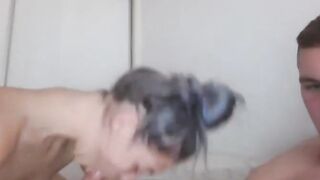 her mother is next door, look what they do
