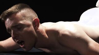 Horny teen gay virgin ass and cock dominated by dom hunk
