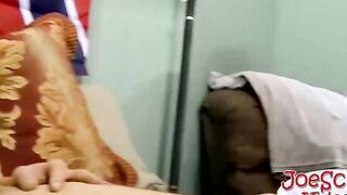 Horny amateur fuckers jerking off their cocks and fucking