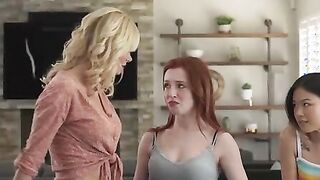 Recently divorced Serene Siren is in the dining room taking selfies when her daughter Madi