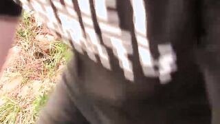 Amateur twink orally pleasures his horny friends outdoor