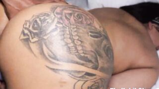 huge ass thick cola bottle pounded he rough