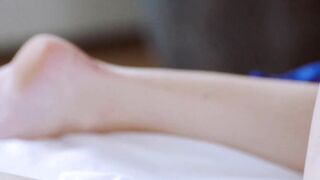BLACKED bbcs-Hungry small Blonde gets creampied by roommate Skank two