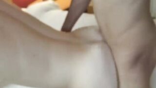 Blond twink sucks off his friend before being pounded