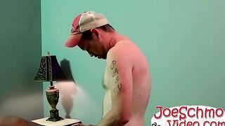 Joe enjoys getting his asshole spread by a huge hard cock