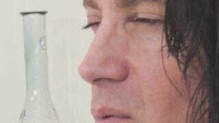Wild TS Ryder Monroe blows and rides big cock before facial