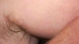Horny mature dude loves playing with asshole while wanking