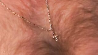 Horny mature dude loves playing with asshole while wanking
