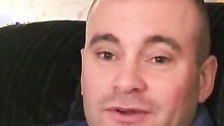 Beefed up homosexual jacks off alone and sprays big load