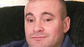 Beefed up homosexual jacks off alone and sprays big load