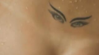 The feel of warm water running over her Goddess skin is always a turn on