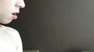 Cute young Latino pounded raw and fed with jizz