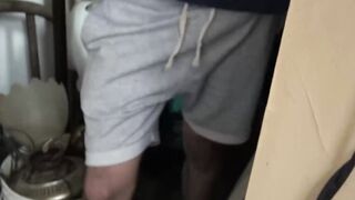 Straight guy with piercing has first time gay sex