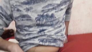 Latino dude turns gay for the first time with bareback anal