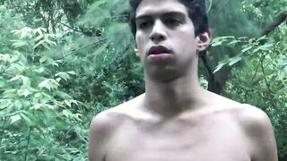 First timer Latino tries dick in ass and cum in mouth