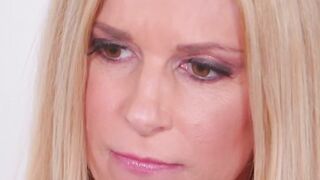 MILF blackmails hot stepdaughter into dyke sex with her